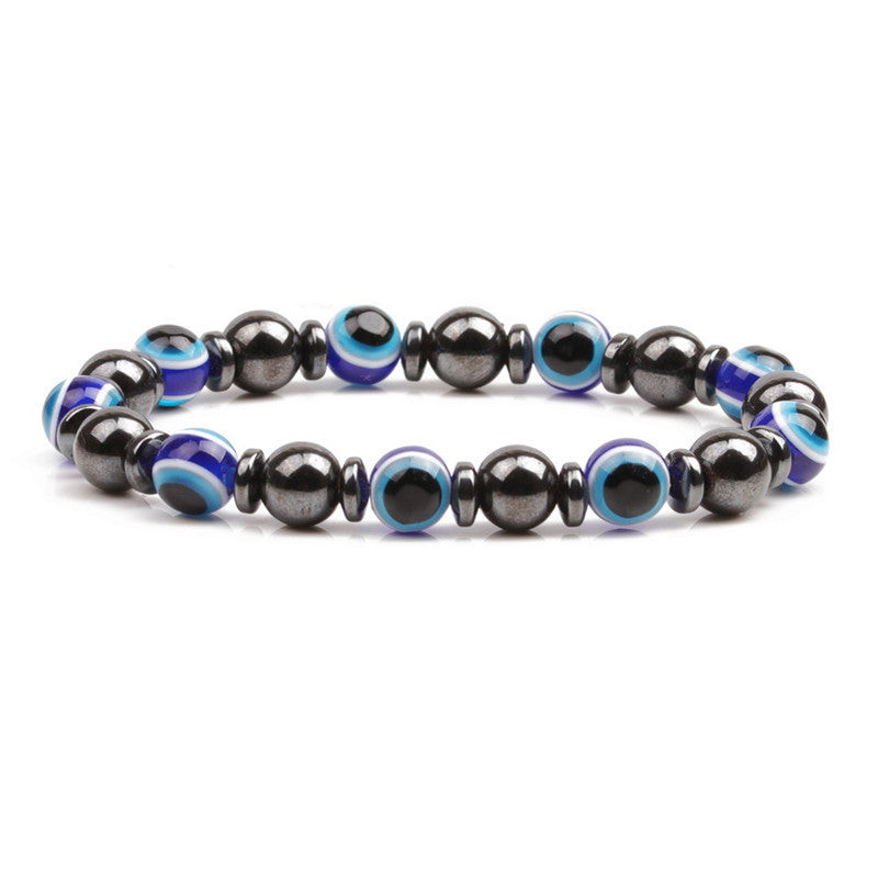 Pulsera negra magnética de la resina de los ojos de la vesícula biliar de la joyería al por mayor